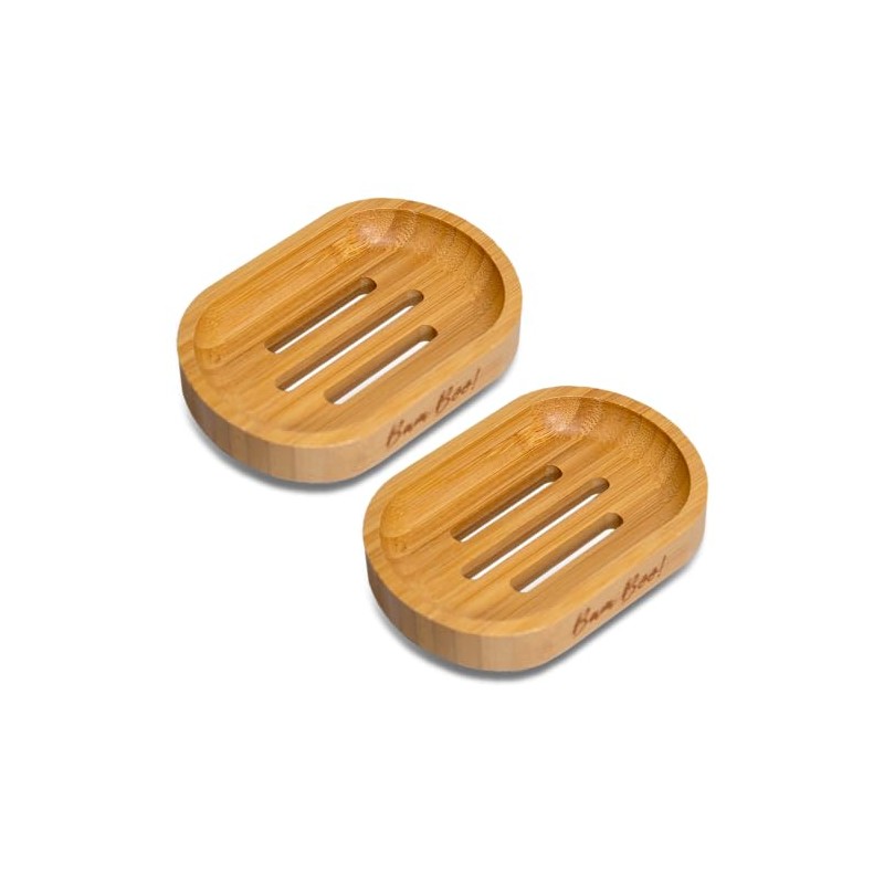 Pack Jabonera Ecológica De Bambú 2 Piezas Bam Boo! Lifestyle