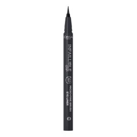 Delineador Líquido Micro-fine Liner 36h L'oréal Paris Color OBSIDIAN BLACK Efecto Mate