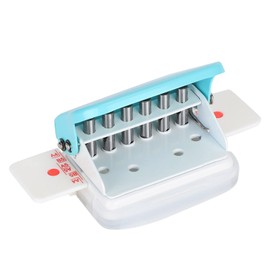 Hole Puncher for A4, Paper Hole Punching Machine Adjustable 6-Hole Puncher Office Home Universal Paper Puncher