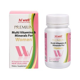 하이웰 프리미엄 여성용 멀티비타민 미네랄 60정 Hiwell Premium Women's Multivitamin Mineral 60 Tablets