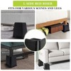 Bed Risers 10 inch Heavy Duty, Oversized Furniture Riser for