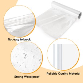 UNIFAMLIY 79” × 30 Yards Cushion Wrap Silk Film Waterproof, Upholstery Cushion Wrap Easily Install Foam into Cushion,Shrink Wrap Roll for Cushions, Packaging Wrap for Furniture Home Office Cover