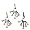 3pcs Iron Witch Bell Antique Key Stress Relieve Witchy Wind