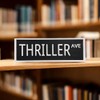 Book Genre Street Bookend - Unique Matte-Finish (Thriller AVE)