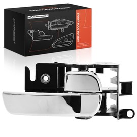 A-Premium Front or Rear Right Passenger Side Interior Door Handle Compatible with Nissan Frontier 2005-2019, Pathfinder 2005-2012, Xterra 2005-2014, Chrome, Replace# 80670-9BK0A, 80670-EA500