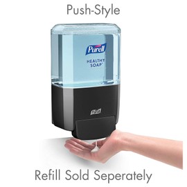 PURELL ES4 Manual Wall-Mounted Hand Soap Dispenser, Graphite, Compatible with 1200 mL PURELL Brand HEALTHY SOAP Refills (Pack of 1) - 5034-01 - Manufactured by GOJO, Inc.