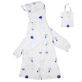 Hovkib Children's Raincoat for Girls Boys Rain Jacket Toddler Rain Poncho Lightweight Rain Clothing Waterproof Rain Suit Rain Clothing, Starry Sky