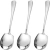 Serving Spoon,Soup Spoons,3 Pcs Serving Spoons Large Buffet Table Spoons,Long