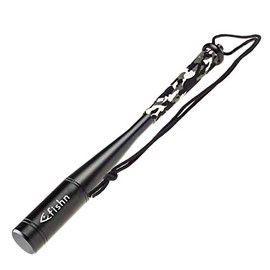 FISHN Robust aluminium fish bat - bat for killing fish - length: 25 cm. Weight: 115 g, non-slip handle - handy and practical, incl. a hand strap, black