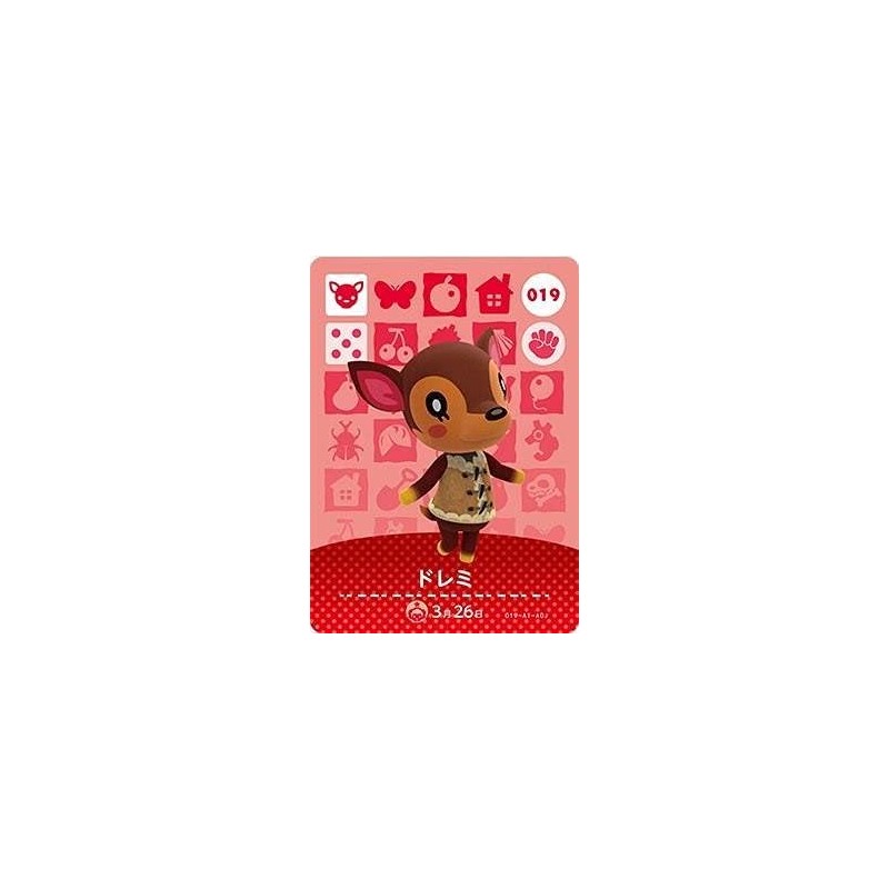 Animal Mori amiibo Card Vol. 1 [019] Dreami