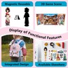 Yuzee Paper Dolls Stickers - Magnetic Dress Up Dolls for