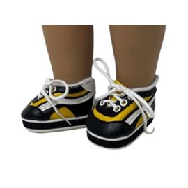 Doll Clothes Superstore Black Athletic Shoes Fits 18 Inch Girl Dolls Like American Girl Our Generation My Life Dolls
