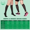 EvoNation Men’s Knee High 20-30 mmHg Graduated Compression Copper Socks
