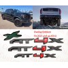 Auto 3PCS Doors Rear Matte Black AT4X OVERLAY Emblem 2023+