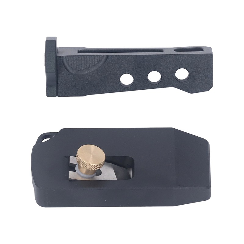2Pcs Chamfer Plane Aluminum Alloy Edge Trimmer Corner Banding Woodworking