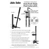 Pool GATE Latch: Child Safety Pool Latch - Push Style