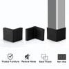 sourcing map 50mm x 50mm Angle Iron Foot Pads L