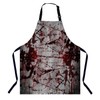 BGBDEIA Grunge Splash Space Apron Adjustable Neck Bib Apron for