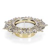 Single Crystal Tealight Candle Holders - Gold, Rose Gold, 8.5cm