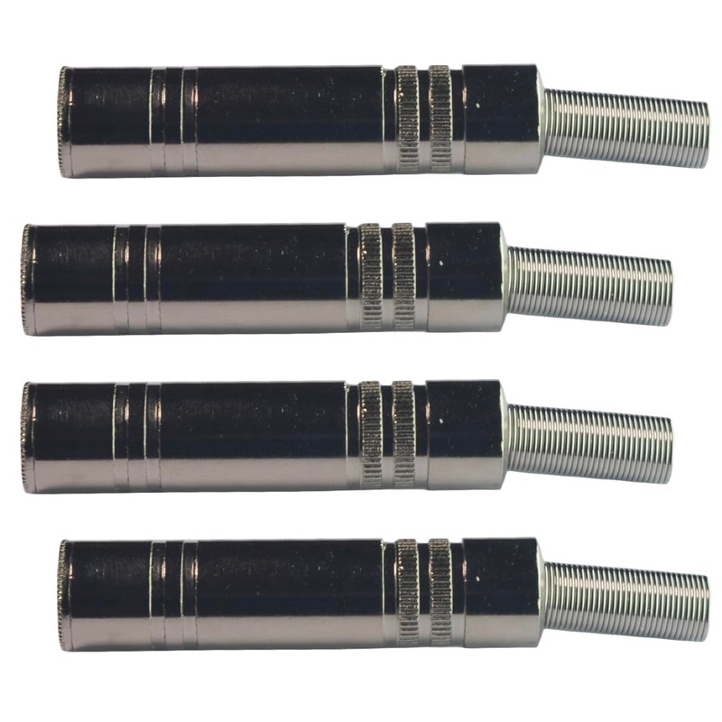 CESS 6.35mm 1/4 Inch Stereo TRS Female Connector Jack (4