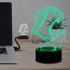 Fincoly Baseball 3D Illusion Gift Night Light with Remote Touch