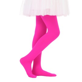 Paralinda Girls Semi-Opaque Tights 50 Den (11-13, Fuchsia)
