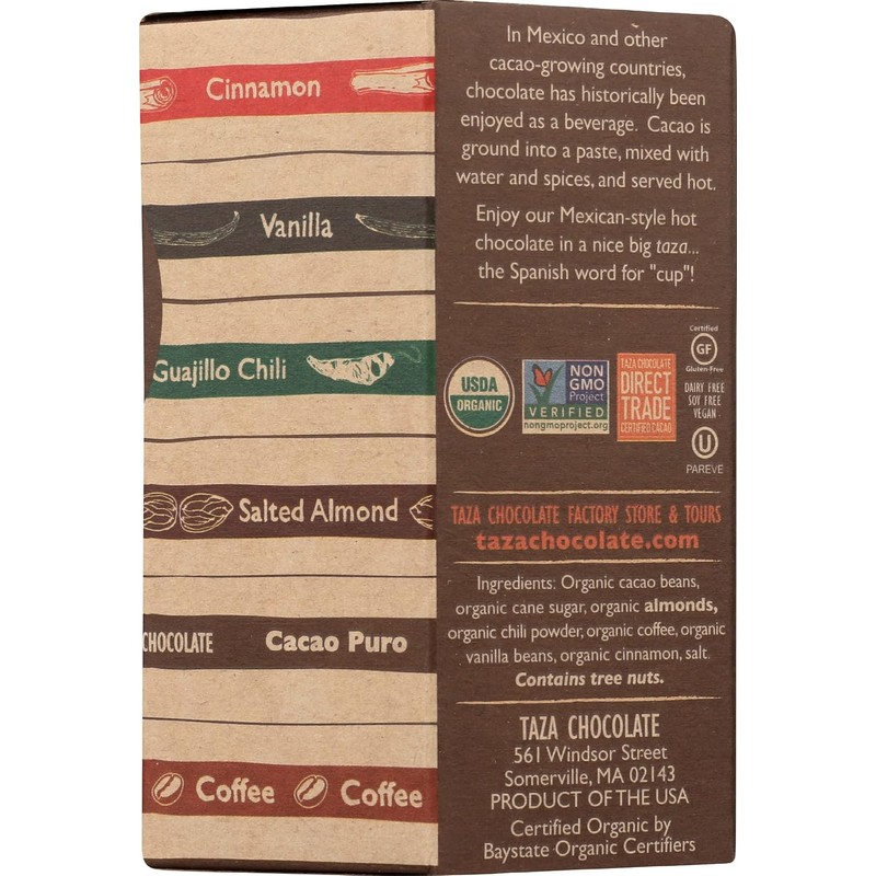 Taza Chocolate Organic Mexicano Disc Stone Ground, Classic Collection Variety