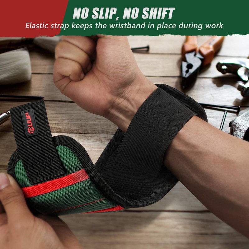 UUP Magnetic Wristband with LED Light, Magnet Tool Belt Wrist