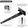 HOTUT 4 Pcs Heavy Duty T-Hinges 6 Inch (150mm), Heavy