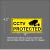 VISX CCTV Protected Sticker Surveillance Security Video Robbery Armed Camera