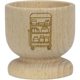 Azeeda 'Medication Cart' Wooden Egg Cup (EC00028461)