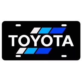 BLVD Toyota Classic Retro Vintage Style Vanity License Plate - Blue