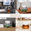 2 Pack Tissue Box Cover Holder, Air Balloons Rectangle Leather