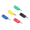 10PCS 4mm Banana Plugs Brass Nickel Plated Connectors Speaker Cable