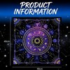 Vwejofff Purple Tarot Altar Cloth Short Plush Laser Cut Edge
