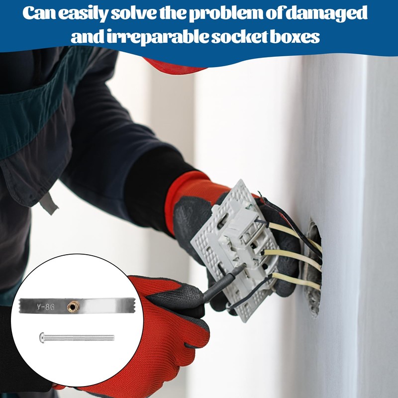 Girihe 10 Pack Electrical Back Box Repair, Universal 86 Type