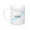 Hometown Bias Natchez, Mississippi MS Map Mug (11 oz)
