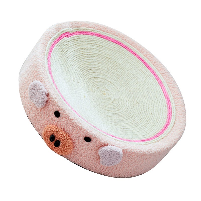 Cat Scratcher Bed Sisal Round Shape Cat Scratcher Lounge Bed