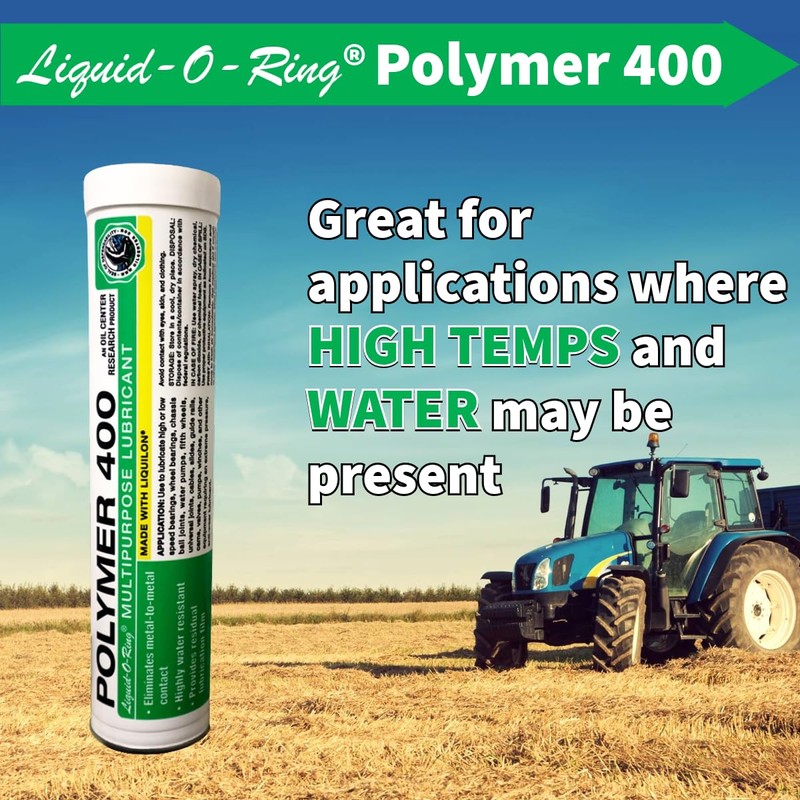 Liquid-O-Ring Polymer 400 Premium Tractor Grease (14oz) – Great for