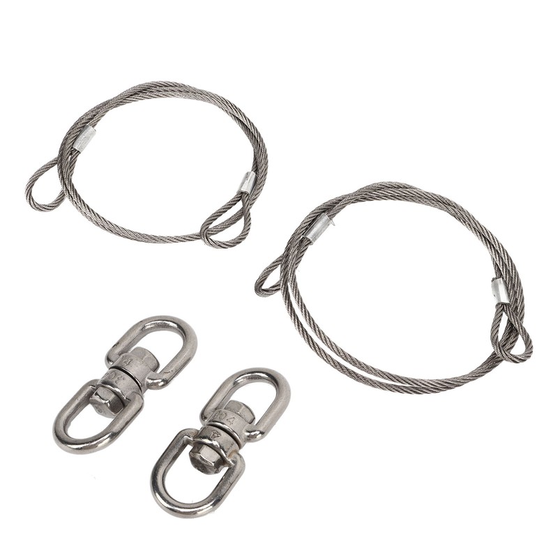 2 Pcs 1 Meter Trailer Lifting Cable 125542 304 Stainless