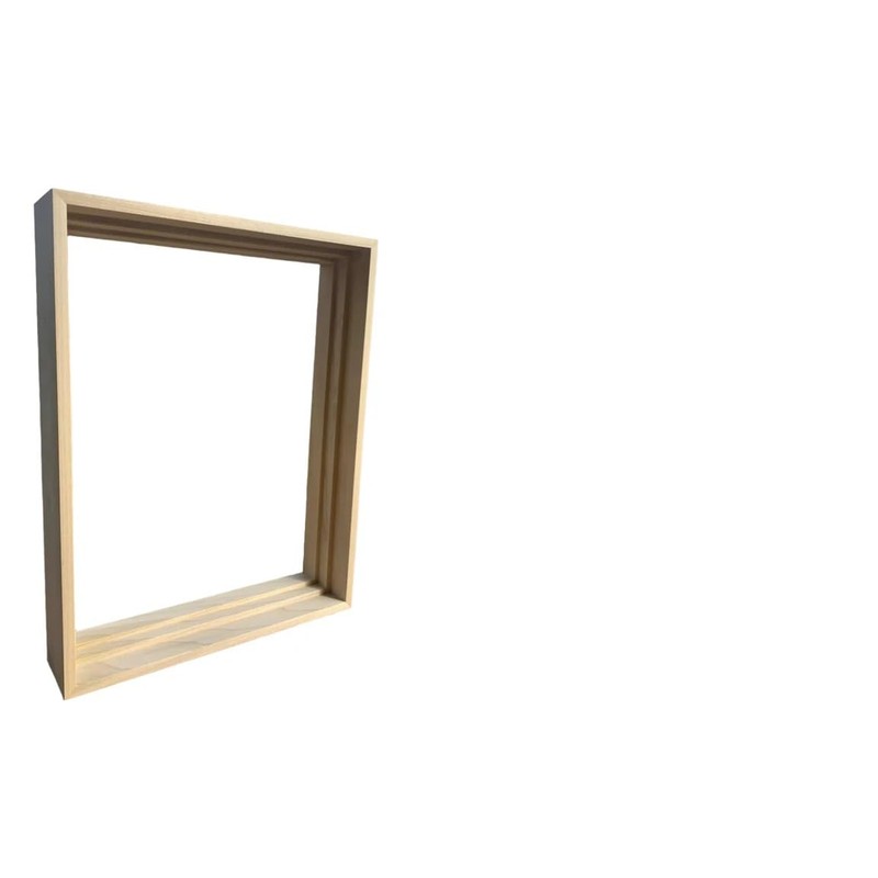 SUNBELT Natural Poplar Wood Floater Frame for 1.5" Deep Canvas