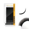 NAGARAKU Flat Pineapple Split Tip Eyelash Extensions Matte Black False