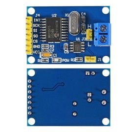 D-FLIFE 6pcs MCP2515 CAN Bus Module TJA1050 Receiver SPI Module DC 5V Power Supply Converter for Arduino 51 MCU ARM Controller Development Board