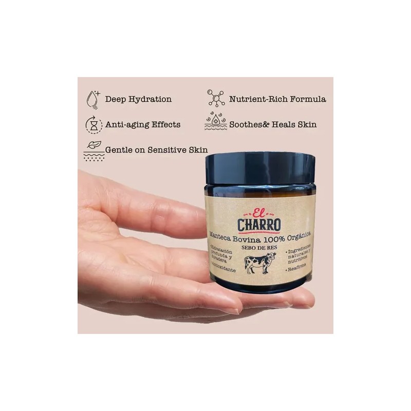 El Charro Balsamo Sebo Bovino Humectante Crema Facial