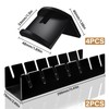 GZkushi Pack of 2 Acrylic Hat Stands, Black Cap Holder,