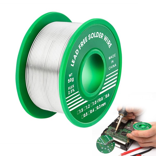 Solder Wire 0.8 mm 50 g - Solder Wire with