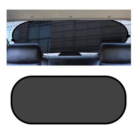 Car Rear Window Sunshade with Suction Cup, Sun UV Rays Protection for Car Back Window, Sunlight Shield Blocker Mesh Cover for Rear Facing Seats, Car Accessories for Baby, Pets, Children （39"x19"/Rear）
