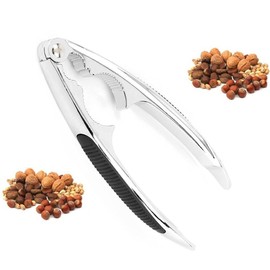 New Metal Walnut Cracker Pecan nut Shell Remover Nut Plier Heavy Duty Premium Quality Nut Shell Opener Breaker by HomeElabador