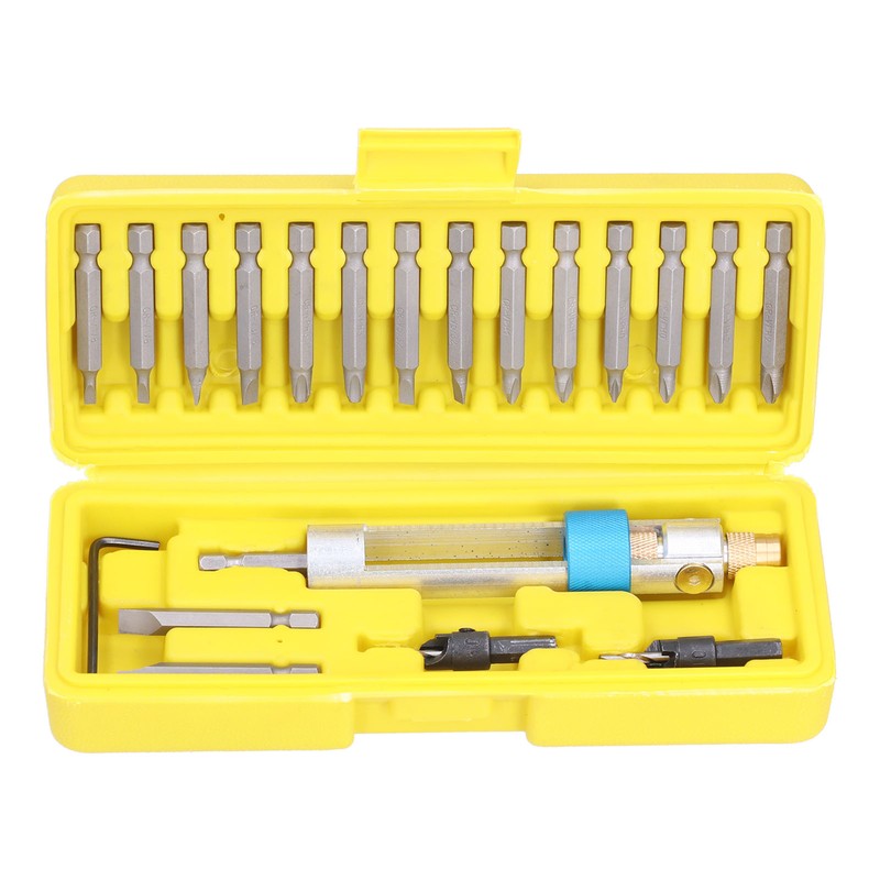 20Pcs Screwdriver Converter 180° Rotation Various Specifications Multifunctional Drill Driver