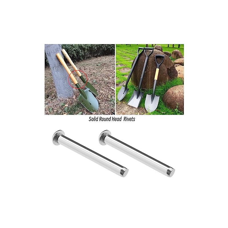 Create idea 10Pcs Shovel Rivets 304 Stainless Steel Countersunk Fasteners